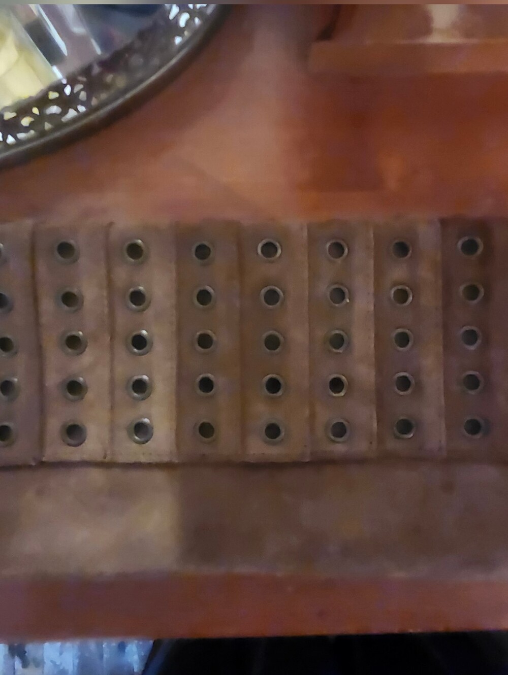 Tanner Brown Suede Clutch